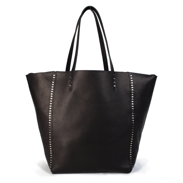 calleen cordero Dannie Tote Black Buffalino w/ Nickel