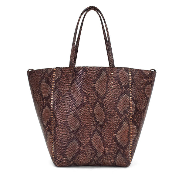 calleen cordero Dannie Tote Copper Multi Snake w/ Copper Art