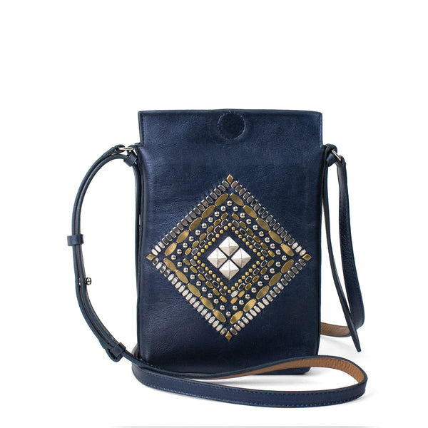 Calleen Cordero Dash Kenji Messenger Light Neo Silver W/ Nickel & Brass Art