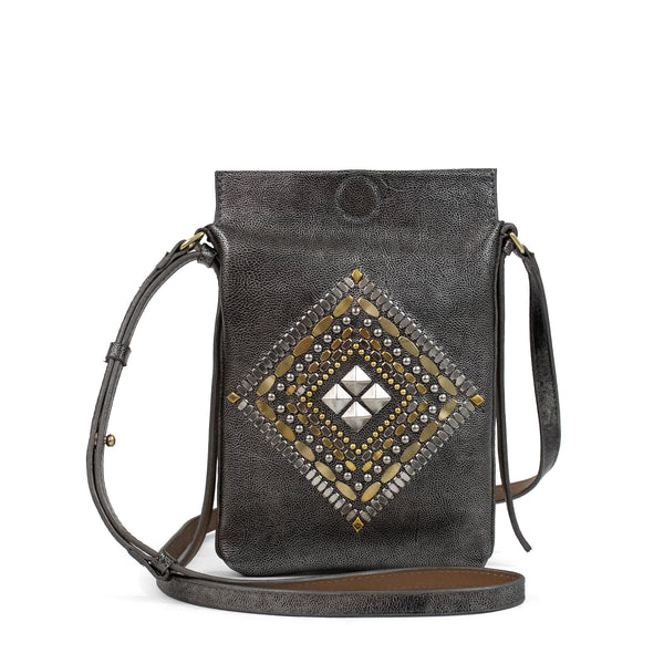 calleen cordero Dash Kenji Messenger Light Neo Silver w/ Nickel & Brass Art