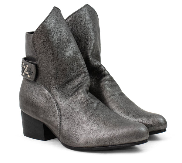 Calleen Cordero Edun Boot Light Neo Silver W/ Black & Nickel Art