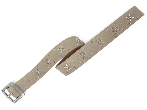 Calleen Cordero Frida 1.5" Belt Stone Nappa W/ Nickel Art