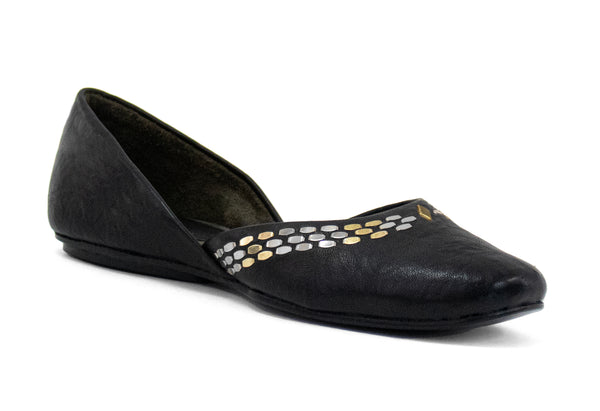 calleen cordero Grace Flat Black Blemont w/ Brass & Nickel