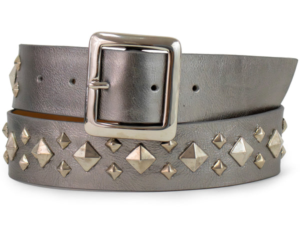 Calleen Cordero Holis 1.5" Belt Gold Britania W/ Nickel Art