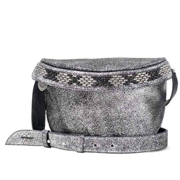 calleen cordero Jem New Snake Crossbody Puerto Rico Silver w/ Nickel & Black Art