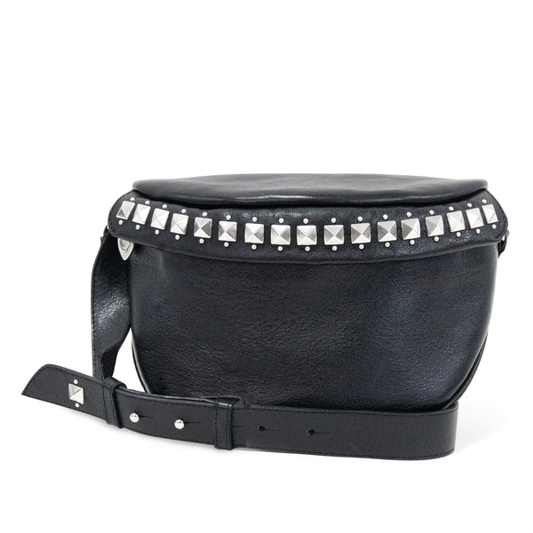 calleen cordero Jem Pancho Crossbody Black Blemont w/ Nickel Art