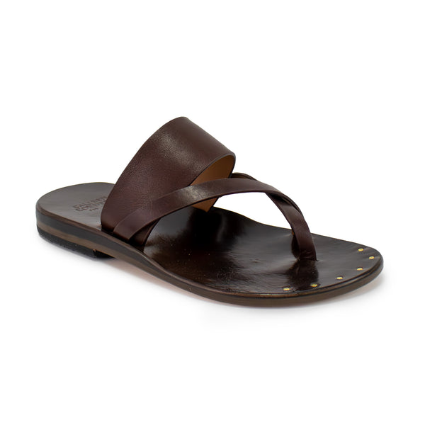 calleen cordero Juno Sandal Chocolate Aniv w/ Brass Art