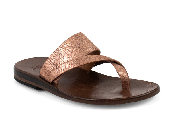 Calleen Cordero Juno Sandal Hudson Rose Gold W/ Brass Art
