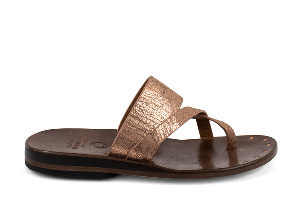 Calleen Cordero Juno Sandal Hudson Rose Gold W/ Brass Art