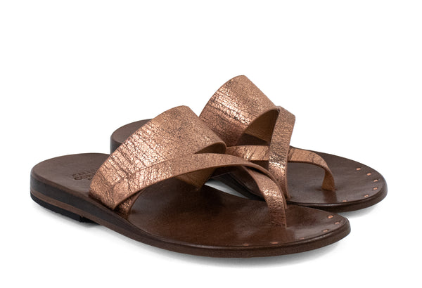 calleen cordero Juno Sandal Hudson Rose Gold w/ Brass Art
