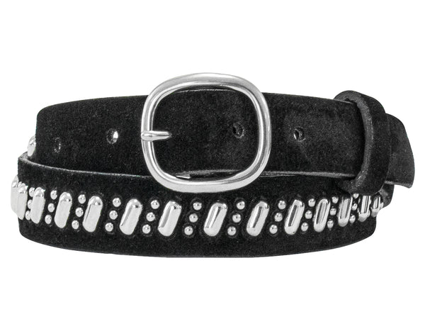 Calleen Cordero Kandi 1" Belt Shell Belmont W/ Nickel & Brass Art