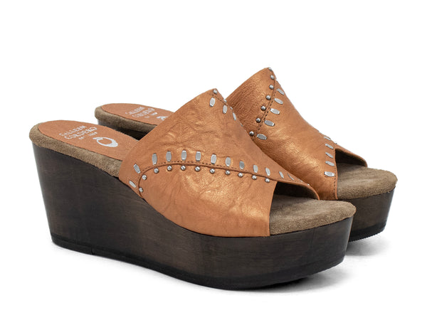 Calleen Cordero Kimi Che A20 Wedge Copper Borello W/ Nickel Art