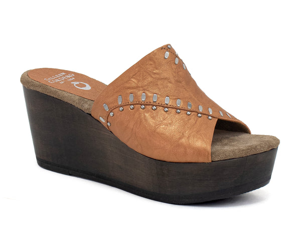 calleen cordero Kimi Che A20 Wedge Copper Borello w/ Nickel Art