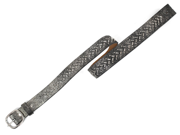 Calleen Cordero Kiva 200´s 1.25" Belt Puerto Rico Silver W/ Nickel Art