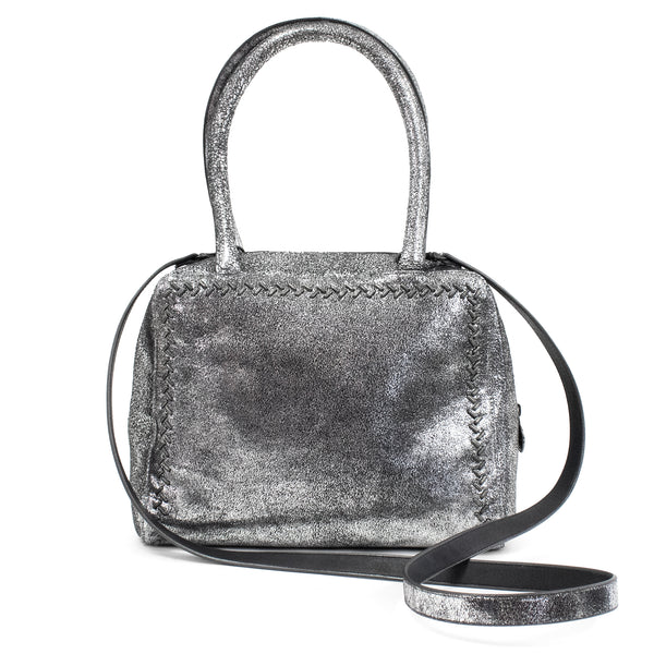 calleen cordero Lennox Handbag Puerto Rico Silver w/ Nickel Art
