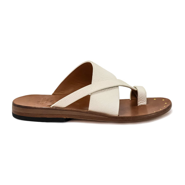 Calleen Cordero Lima Sandal Hueso Nappa W/ Brass Art