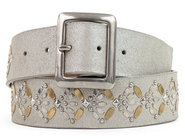Calleen Cordero Luxor 1.5" Belt Shell Bellmont W/ Brass & Nickel
