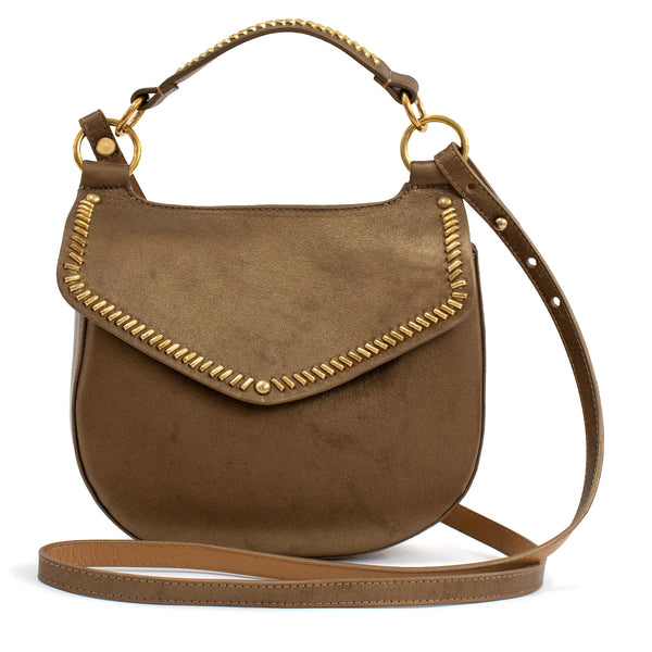 Calleen Cordero Luz Convertible Belt Bag "New Size" Black Belmont W/ Brass Art