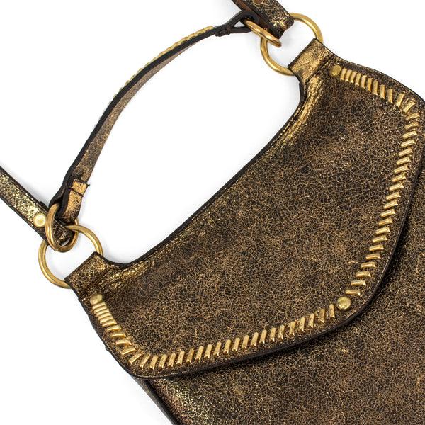 Calleen Cordero Luz Convertible Belt Bag "New Size" Puerto Rico Gold W/ Brass Art