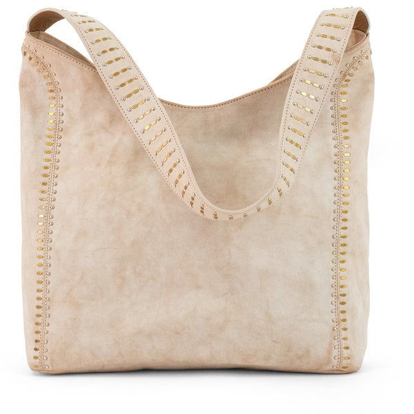 Calleen Cordero Mariana Handbag Black Borello W/ Brass & Nickel Art