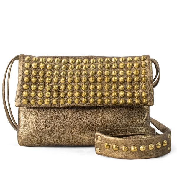 Calleen Cordero Marni Tosa Messenger Light Neo Gold W/ Brass Art