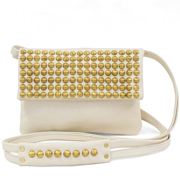 calleen cordero Marni Tosa Messenger White Milano w/ Brass Art calleen cordero Marni Tosa Messenger White Milano w/ Brass Art