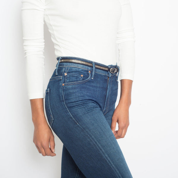 Calleen Cordero Nita .5" Belt Black Belmont W/ Brass Art