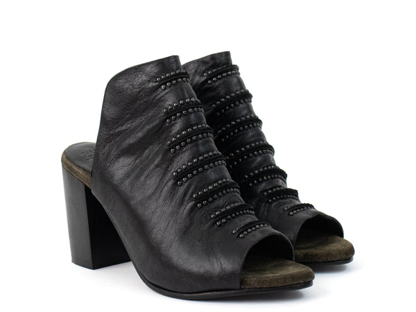 Calleen Cordero Pala A80 Heel Black Belmont W/ Black Art