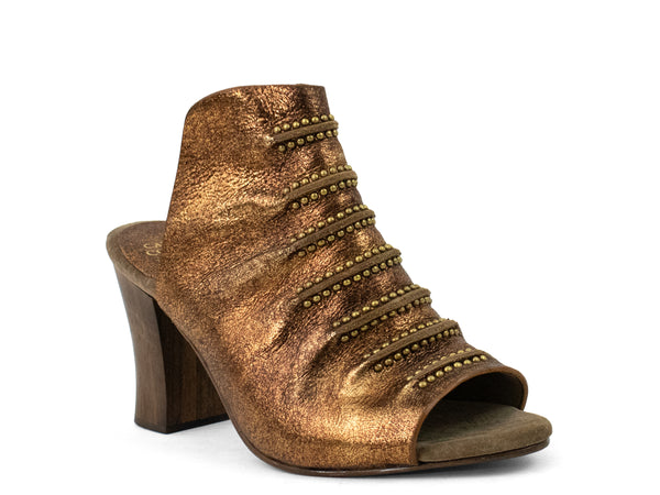 calleen cordero Pala A80 Heel Otago Tobacco w/ Brass Art