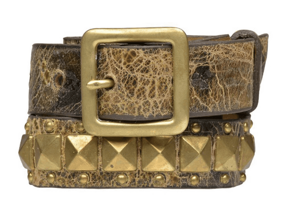 calleen cordero Pancho 1" Belt Brown El Paso w/Brass Art