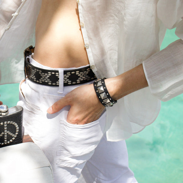 Calleen Cordero Pancho 1" Bracelet Black El Paso W/ Black Art