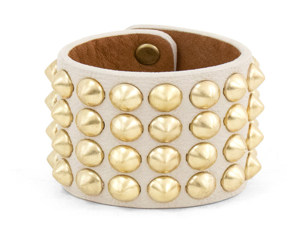 calleen cordero Picha 2" Bracelet Hueso Nappa w/ Brass Art