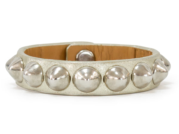 Calleen Cordero Picha .5" Bracelet Black Belmont W/ Nickel Art