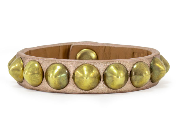 Calleen Cordero Picha .5" Bracelet Black Belmont W/ Nickel Art