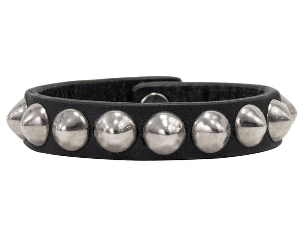 calleen cordero Picha .5" Bracelet Black Belmont w/ Nickel Art