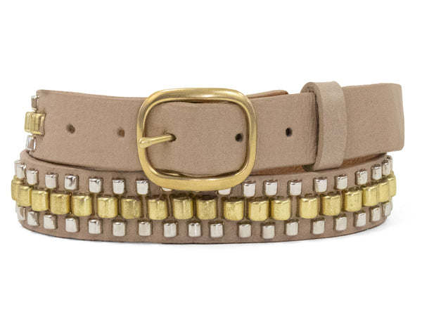 calleen cordero Rolex 1" Belt Shell Belmont w/ Brass & Nickel Art