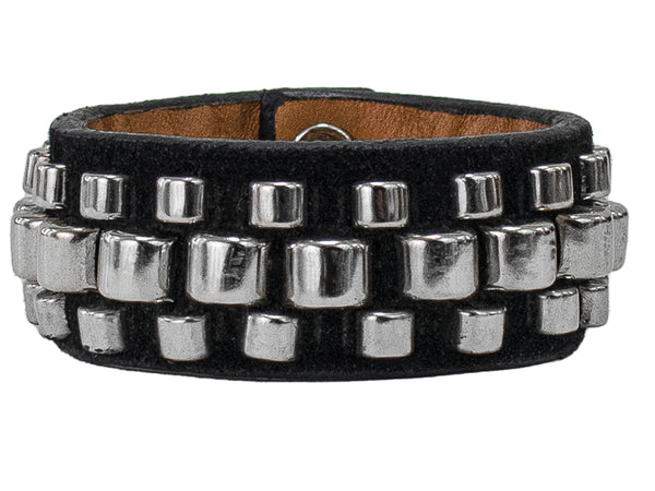 Calleen Cordero Rolex 1" Bracelet Hueso Nappa W/ Brass & Nickel Art