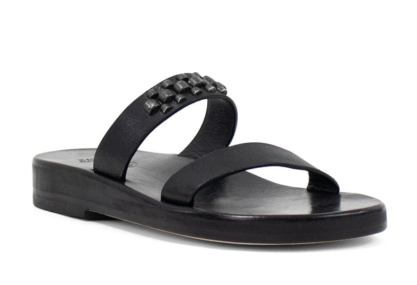 calleen cordero Rolexadella Wedge Sandal Black Belmont w/ Black Art