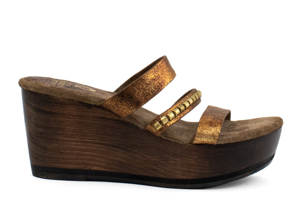 calleen cordero Sava Cento A20 Wedge Otago Tobaco w/ Brass Art