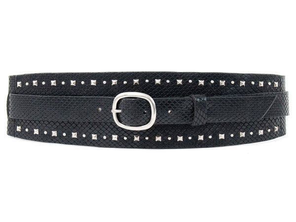 Calleen Cordero Scout Waist Belt Hueso Nappa W/ Brass Art