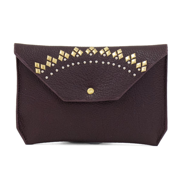 Calleen Cordero Solar Wallet Bone El Paso W/ Brass Art