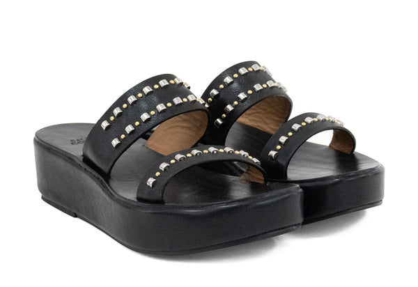 Calleen Cordero Solara Platform Bronze Vision W/ Brass & Nickel Art