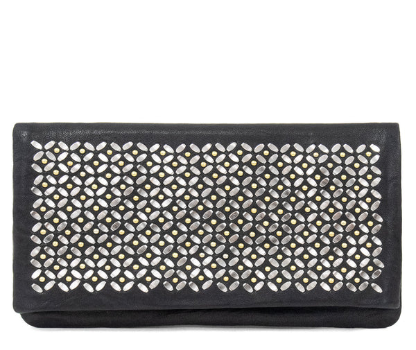 calleen cordero Sula Clutch Hueso Veneto w/ Brass & Nickel Art