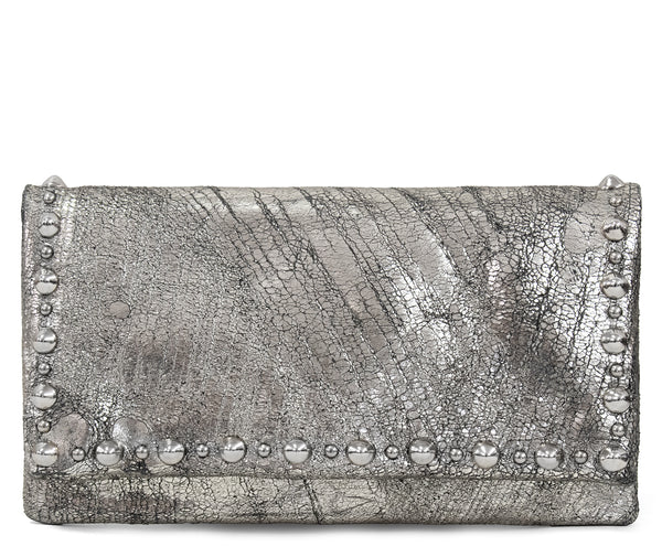 Calleen Cordero Sula Nico Clutch Graphite Hudson W/ Black Art