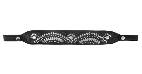 calleen cordero Suni Browband Black Aniv w/ Nickel Art