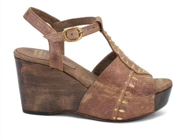 Calleen Cordero Tika A50 Wedge Copper Pearl Cracked W/ Brass Art