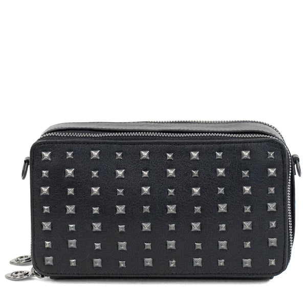 calleen cordero Tilda Large Easton Messenger Black Leather w/ Black Art calleen cordero Tilda Large Easton Messenger Black Leather w/ Black Art