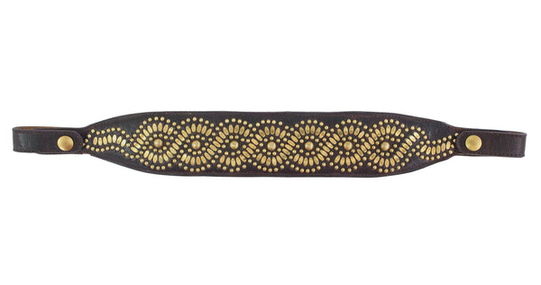 Calleen Cordero Topaz Browband Black Aniv W/ Nickel Art