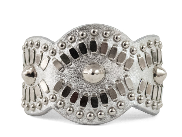 Calleen Cordero Topaz Mini Sculpted Bracelet Flamingo Britania W/ Copper & Nickel Art