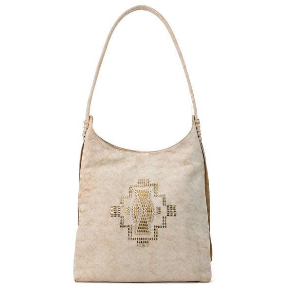 calleen cordero Tribecca Handbag Butter Leather w/ Brass & Nickel Art